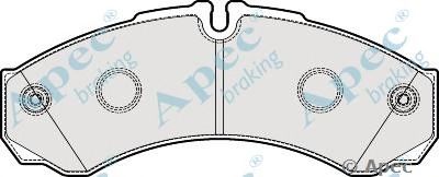 APEC BRAKING pad1922 -  Комплект тормозных колодок, дисковый тормоз